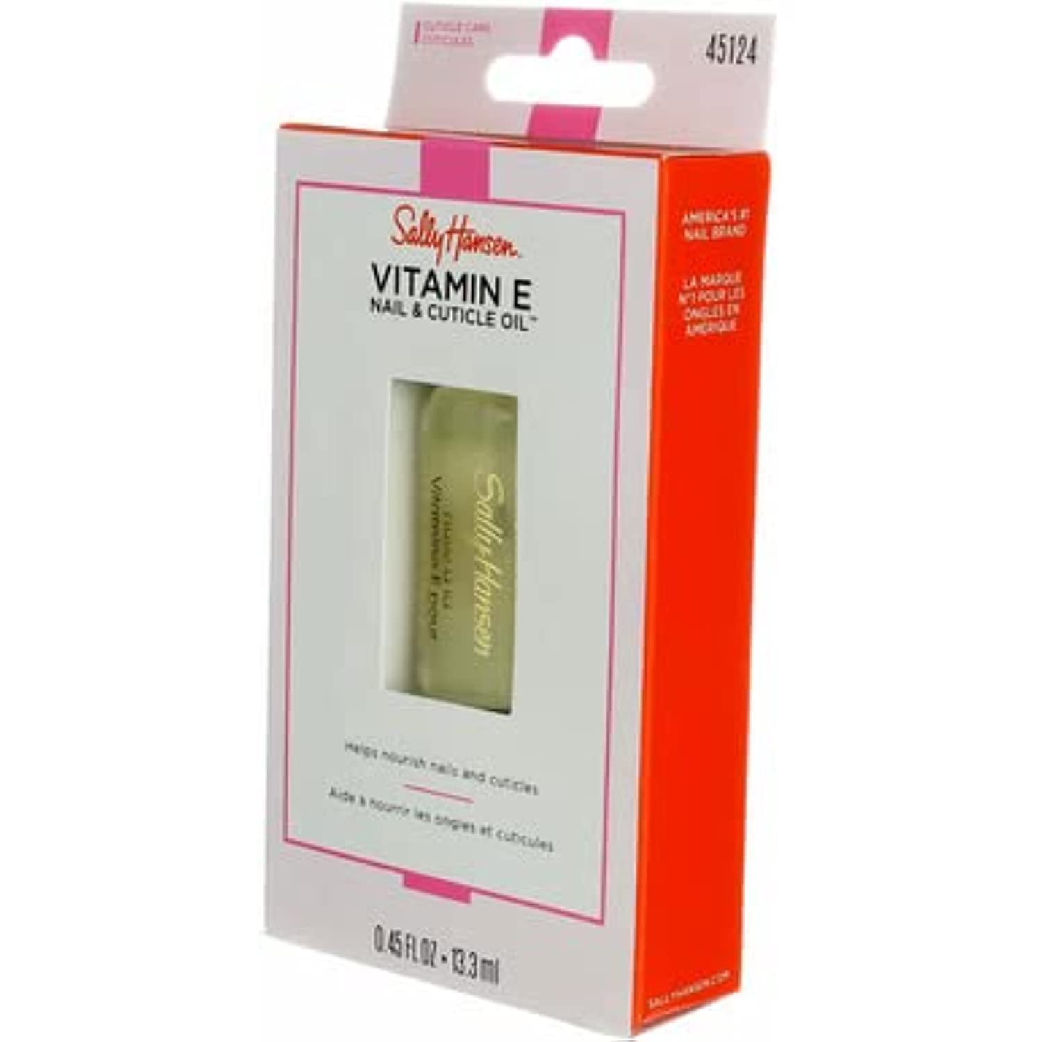 Sally Hansen Nail Treatment Vitamin E Nail & Cuticle Oil™ | Enriched with Natural Essential Oils & Vitamin E | Deeply Nourishes & Conditions Dry Nails & Cuticles