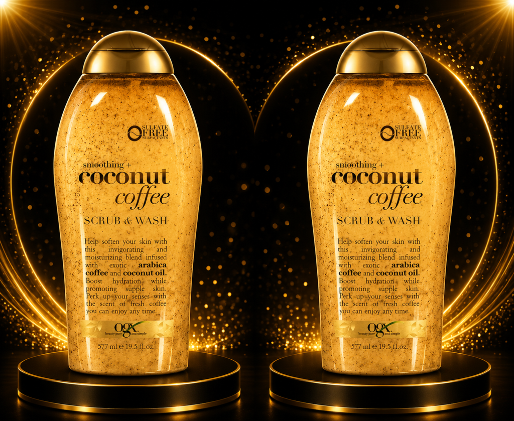 Hydrating Coconut Coffee Body Polish – Exfoliating Body Wash for Dry, Rough & Dull Skin