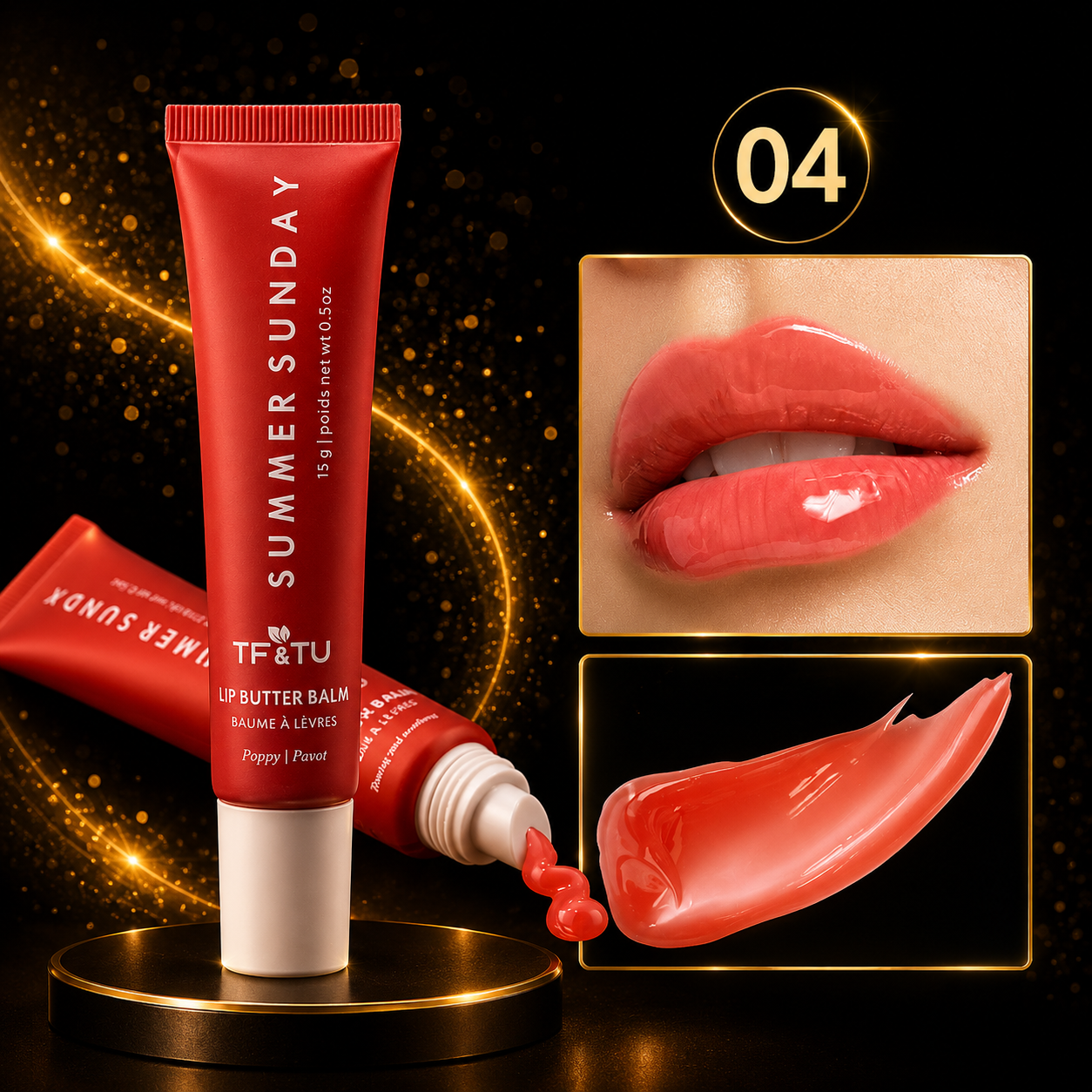 Polypeptide Lip Oil Gloss – Hydrating & Moisturizing Lip Treatment for Soft, Shiny Lips