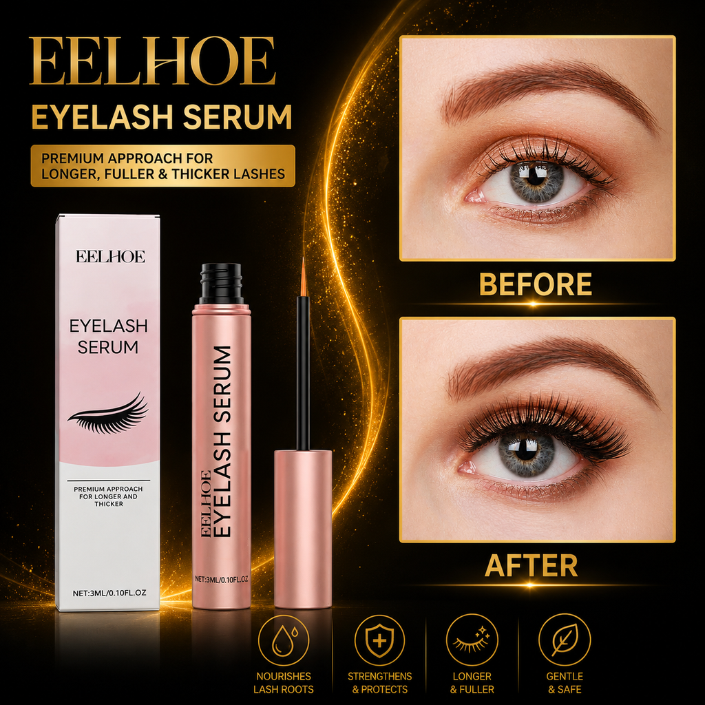 Premium Eyelash Growth Serum 3ml – Lash Enhancer for Longer, Fuller & Thicker Eyelashes